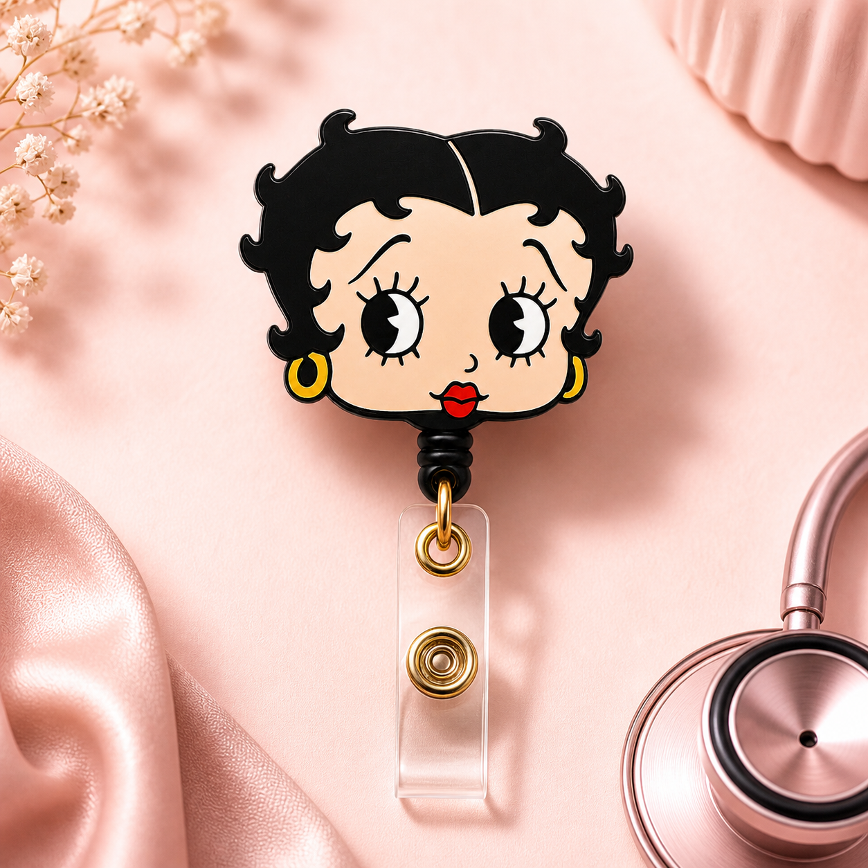 Betty Boop Inspired | Badge Reel | Key Holder