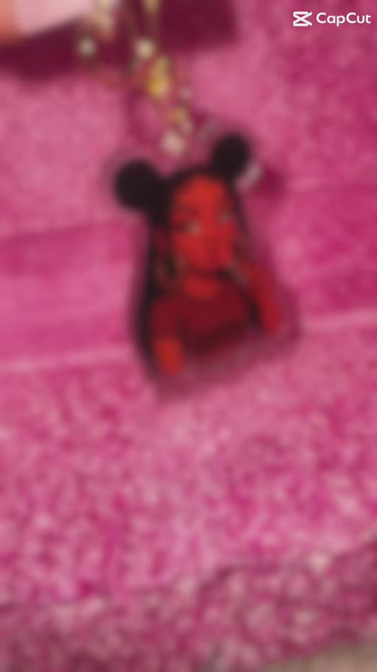Pretty but Don’t Try Me – Glossy Keychain